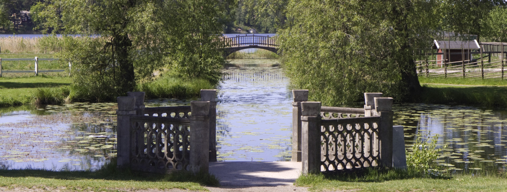 Vattendrag vid Hågelby gård.